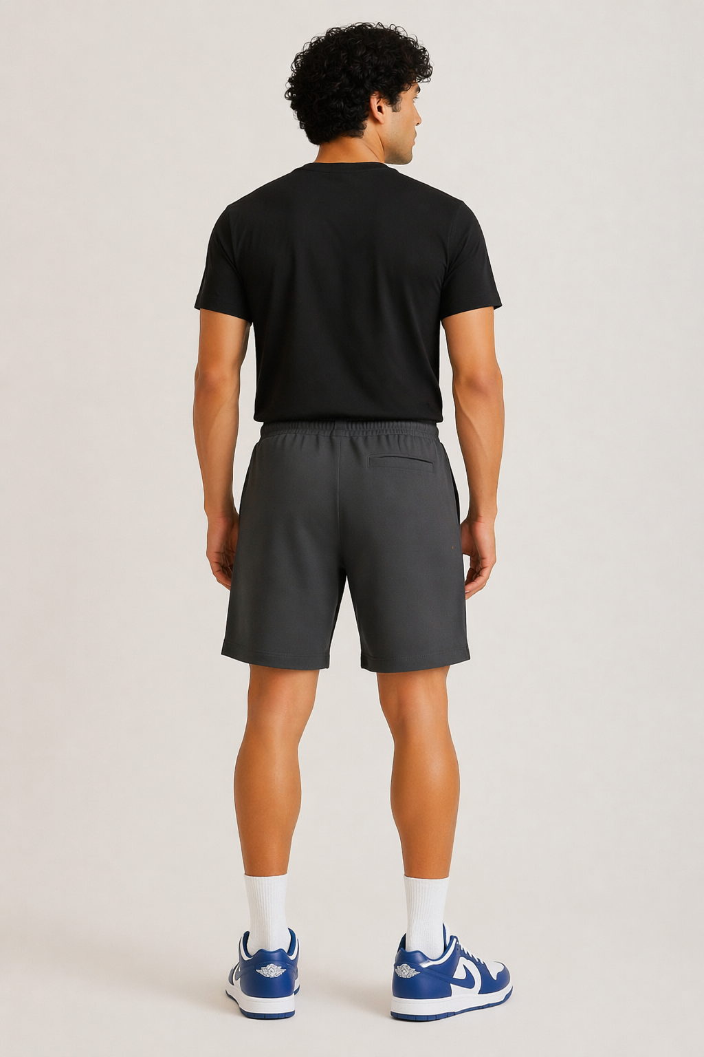 Premium Relaxed Fit French Terry Shorts – Charcoal Grey