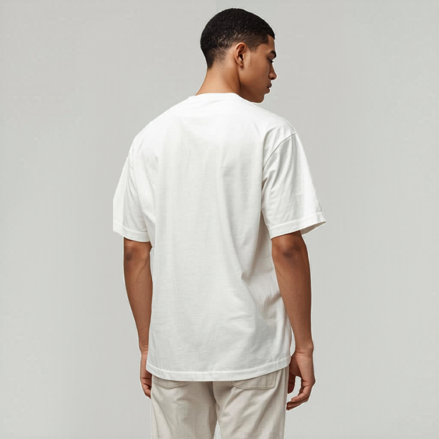 CRISIS" Shatter Graphic Oversized Tee – 240 GSM Heavyweight Cotton